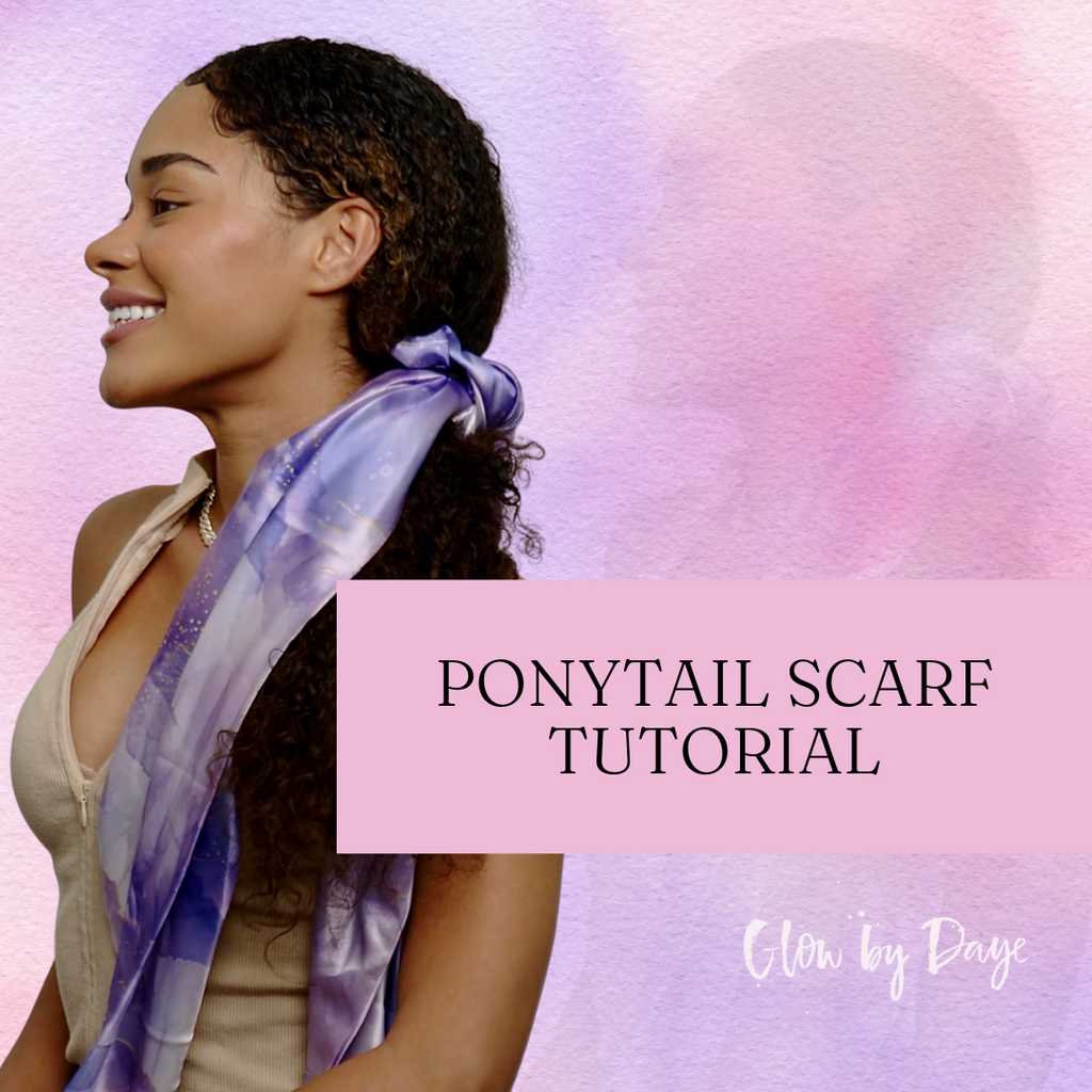 Add a Boho Chic Touch to Your Ponytail with a Satin Scarf