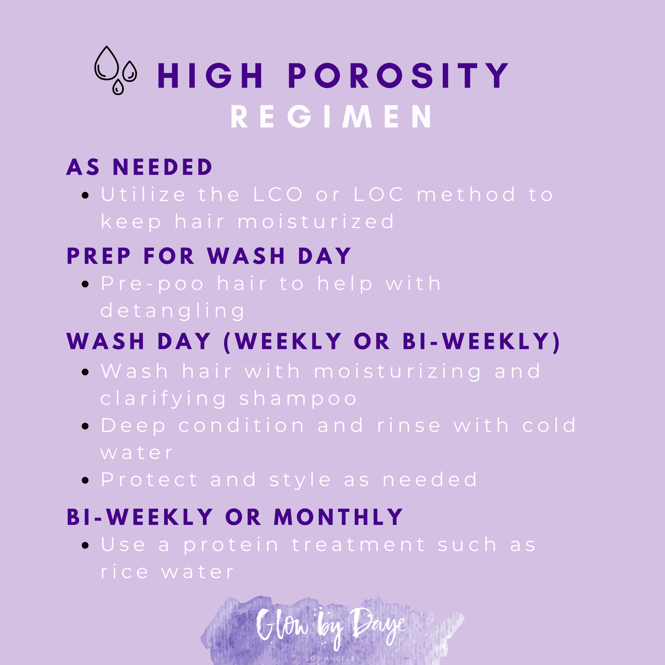 High porosity hair online products