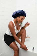 Satin Lined Shower Cap