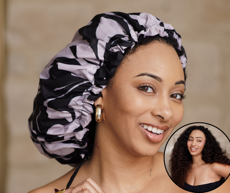 Satin Lined Shower Cap