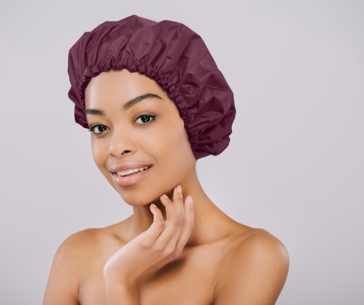 Satin Lined Shower Cap