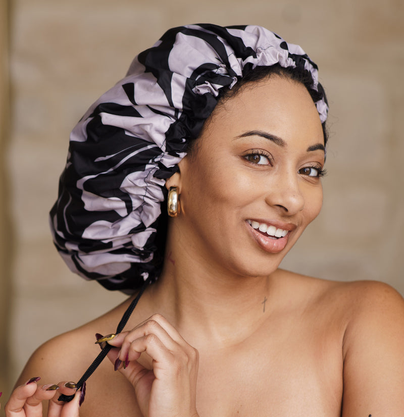 Satin Lined Shower Cap