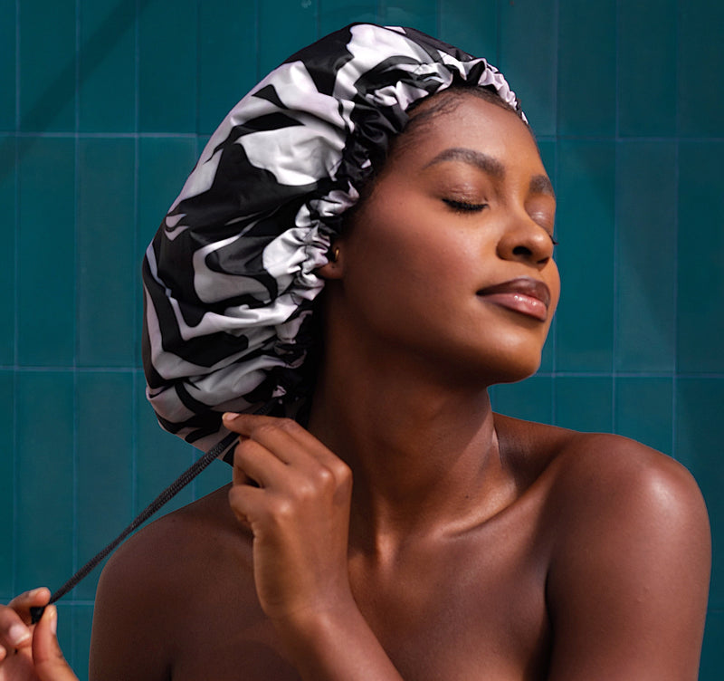 Satin Lined Shower Cap
