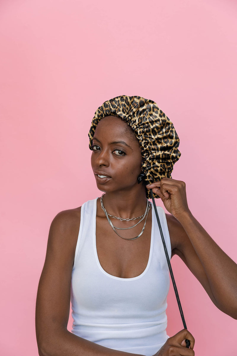 Satin Lined Shower Cap