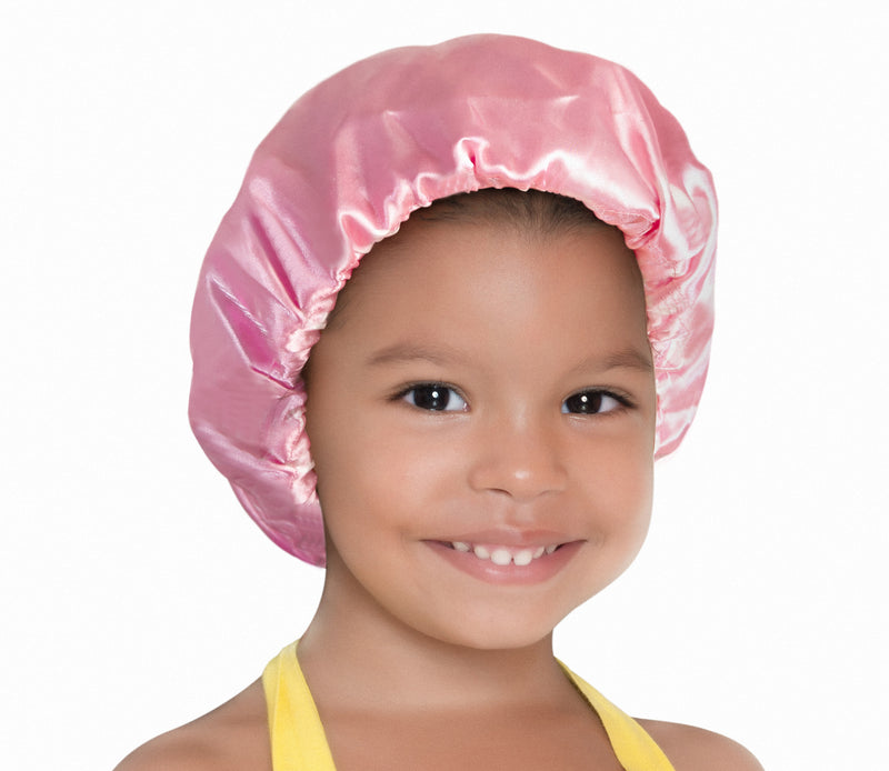 Pretty in Pink Kids Satin Bonnet - Glow by Daye