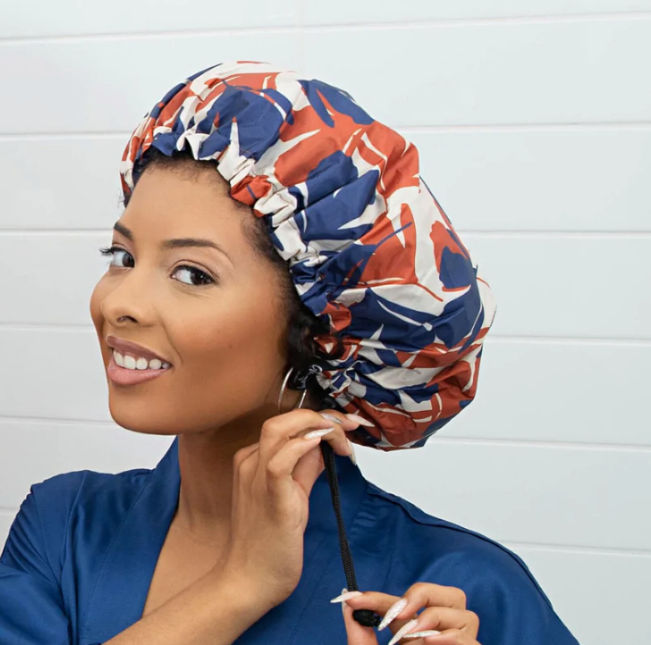 Satin Lined Shower Cap