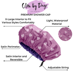 Satin Lined Shower Cap